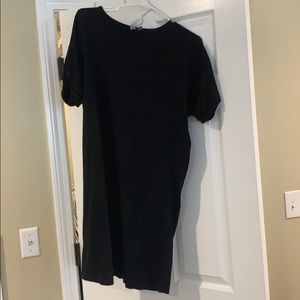 Black tee shirt dress